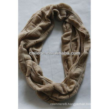 fashin cashmere crochet circle scarf